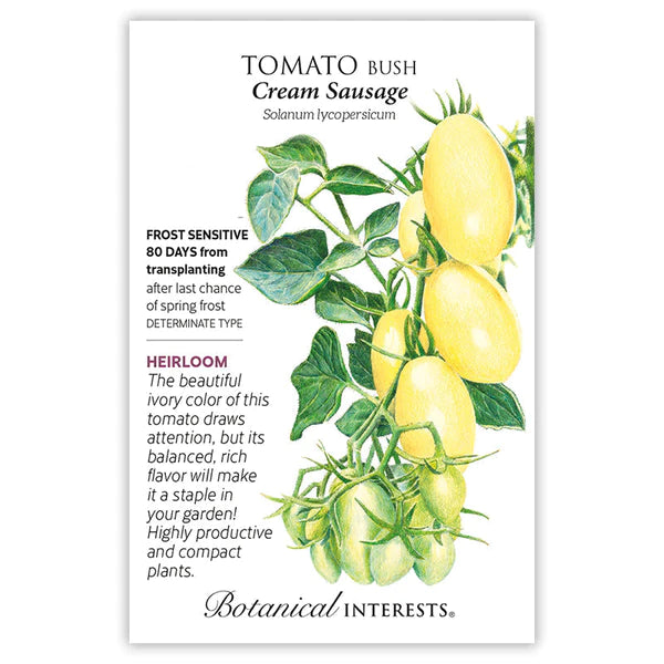 Tomato Bush Cream Sausage Seed