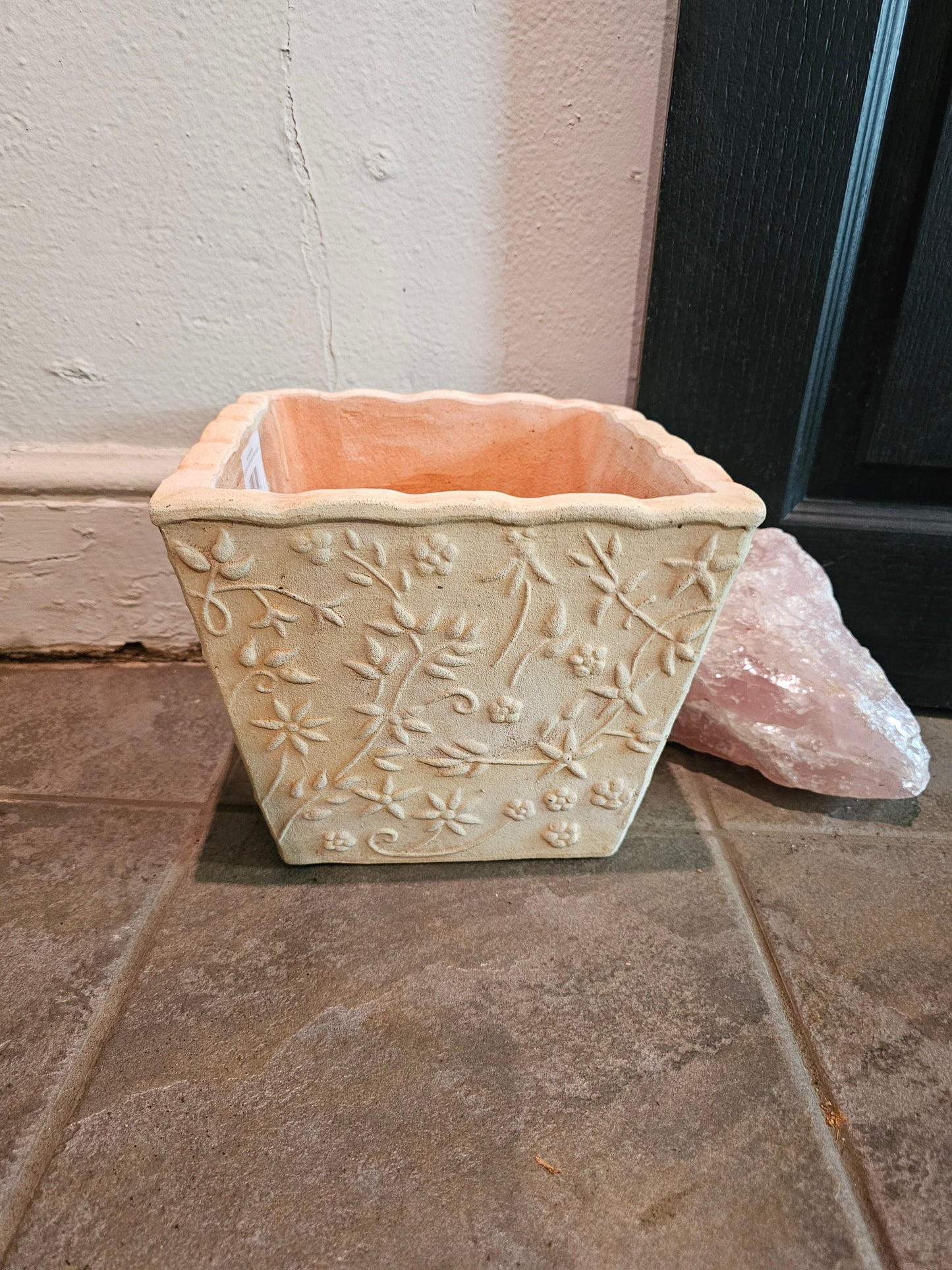 Terracotta Square Flower Planter