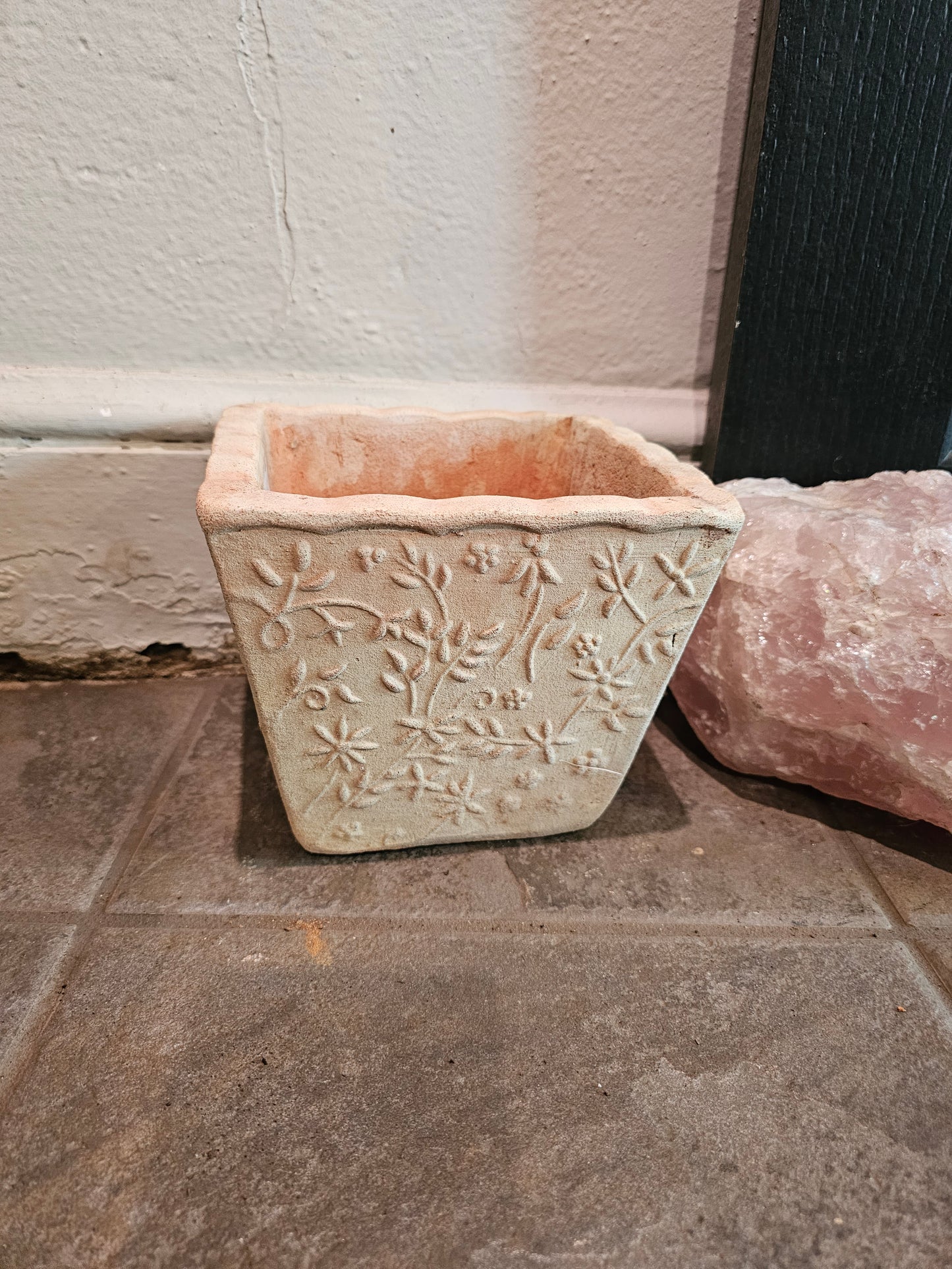 Terracotta Square Flower Planter