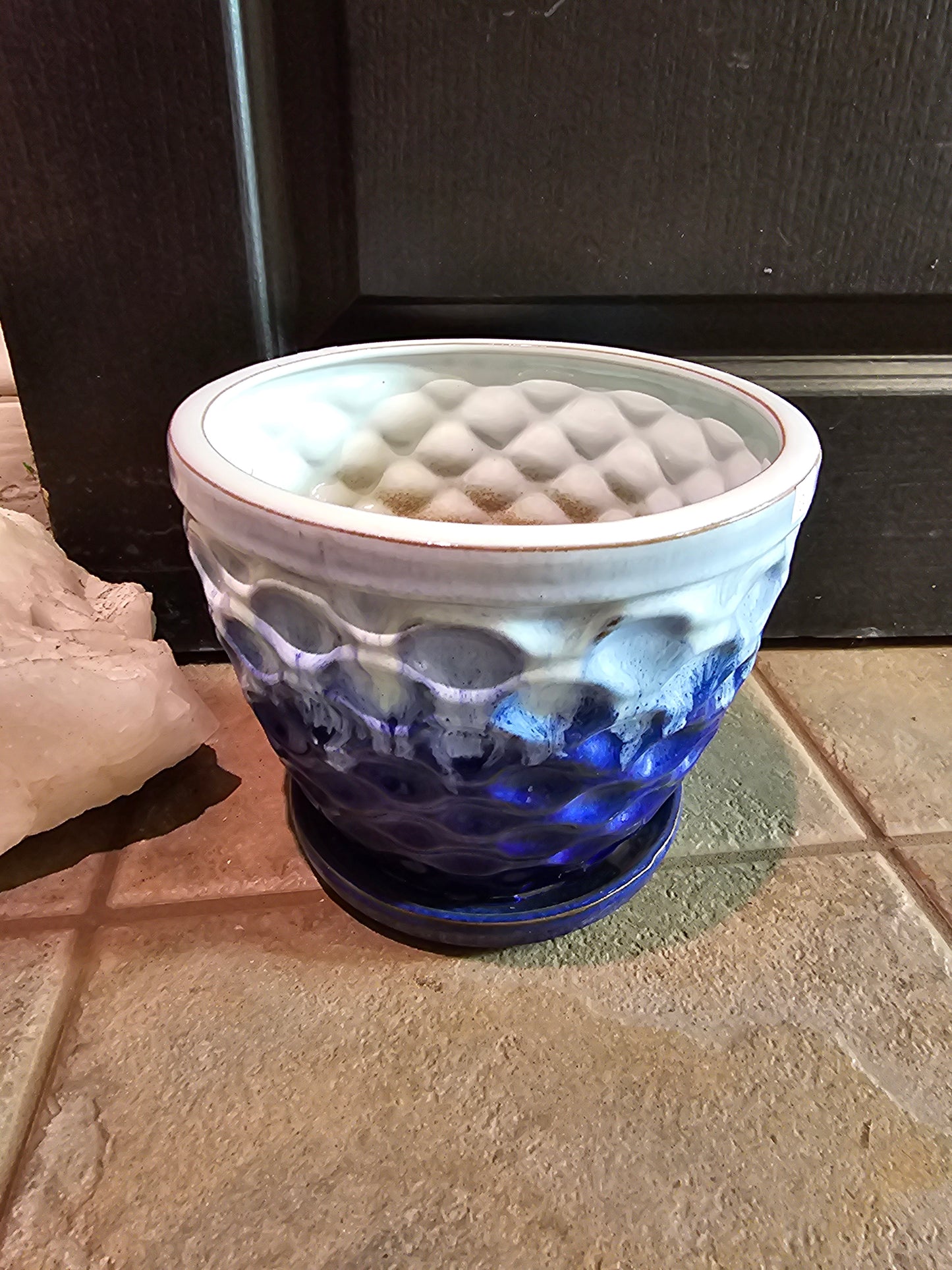 Anna w/ Saucer - Blue