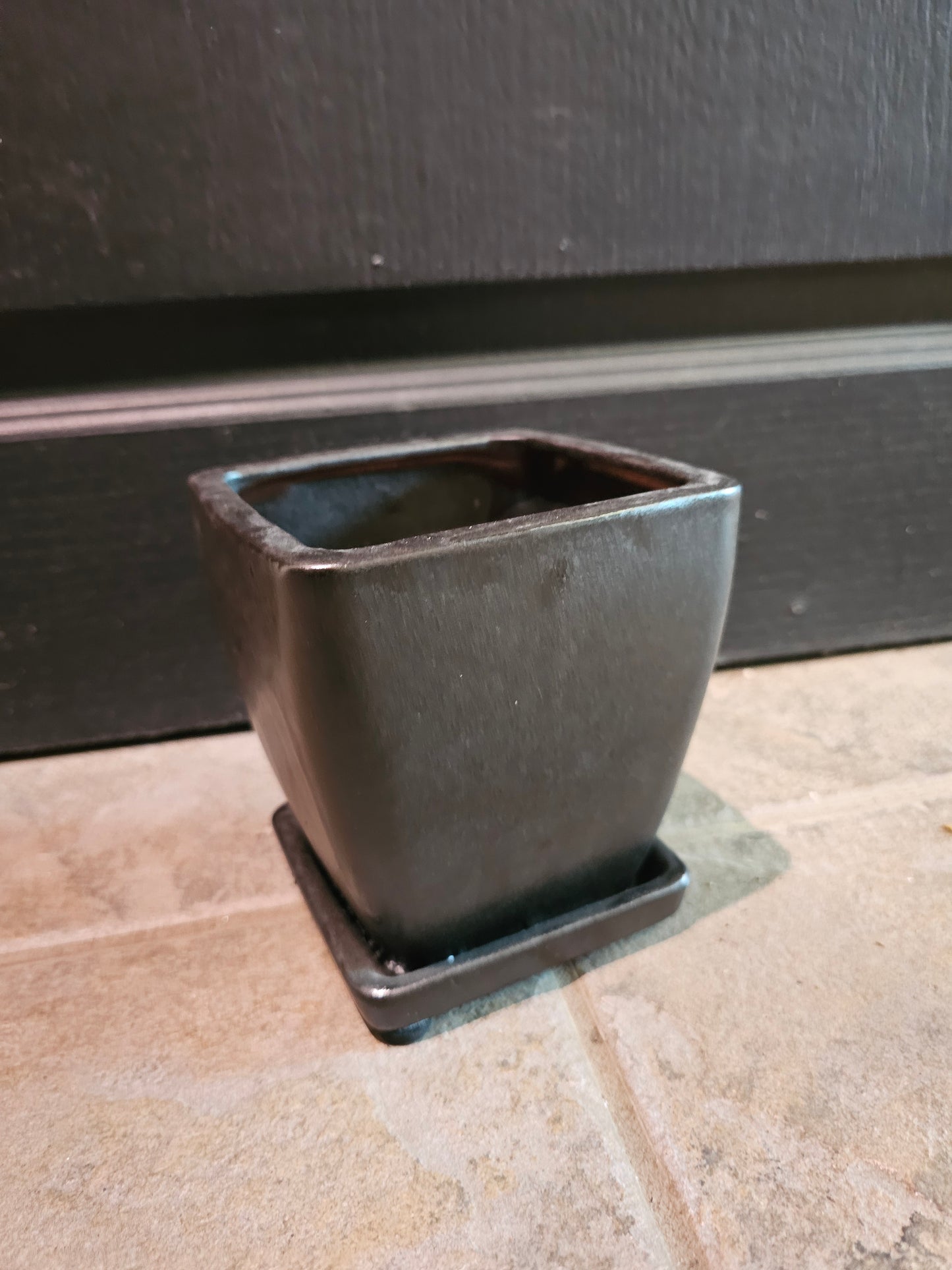 Box Pot 'Pewter'