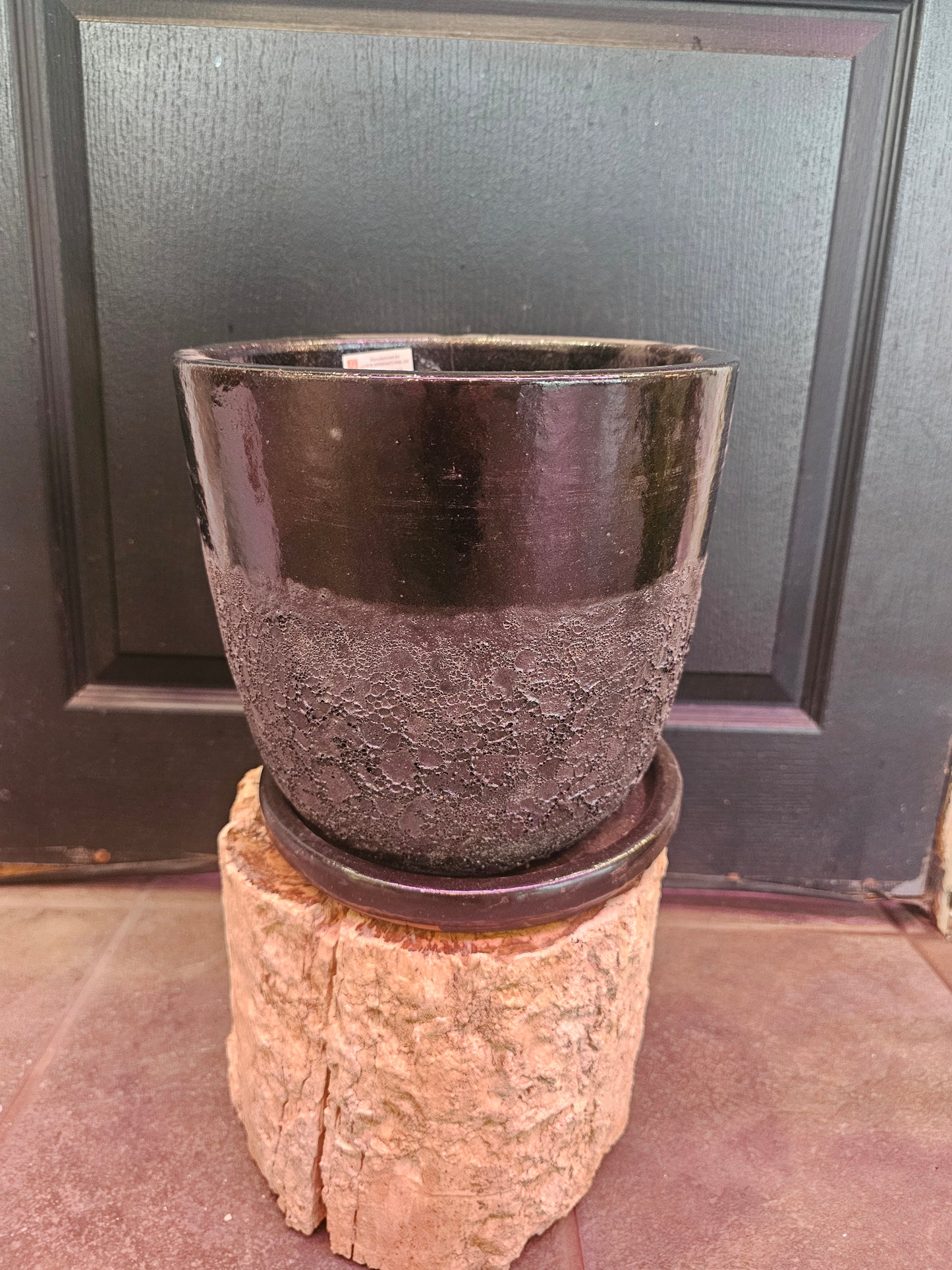 Two-Tone Egg Pot 'Black'