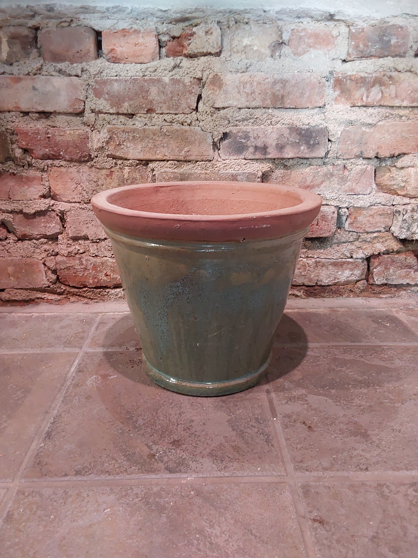 Round Stackable-Rustic Green