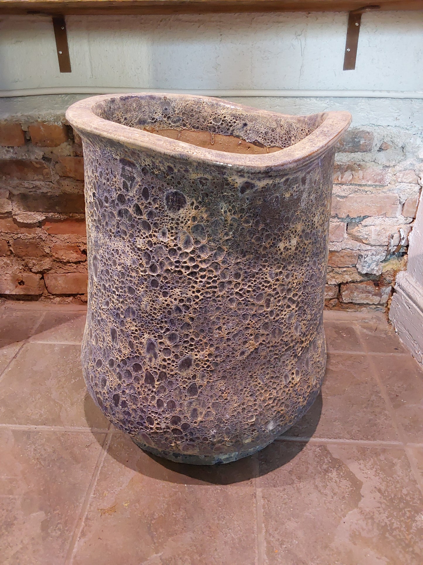 Cypress Planter-L-Atlantis Blue