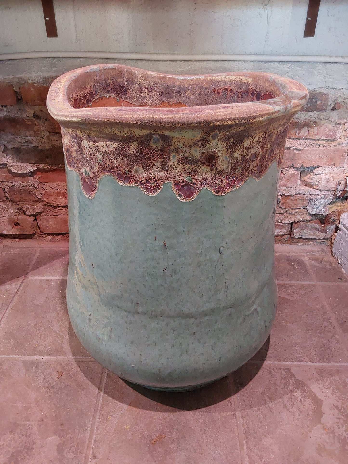 Cypress Planter-L-Falling Moss