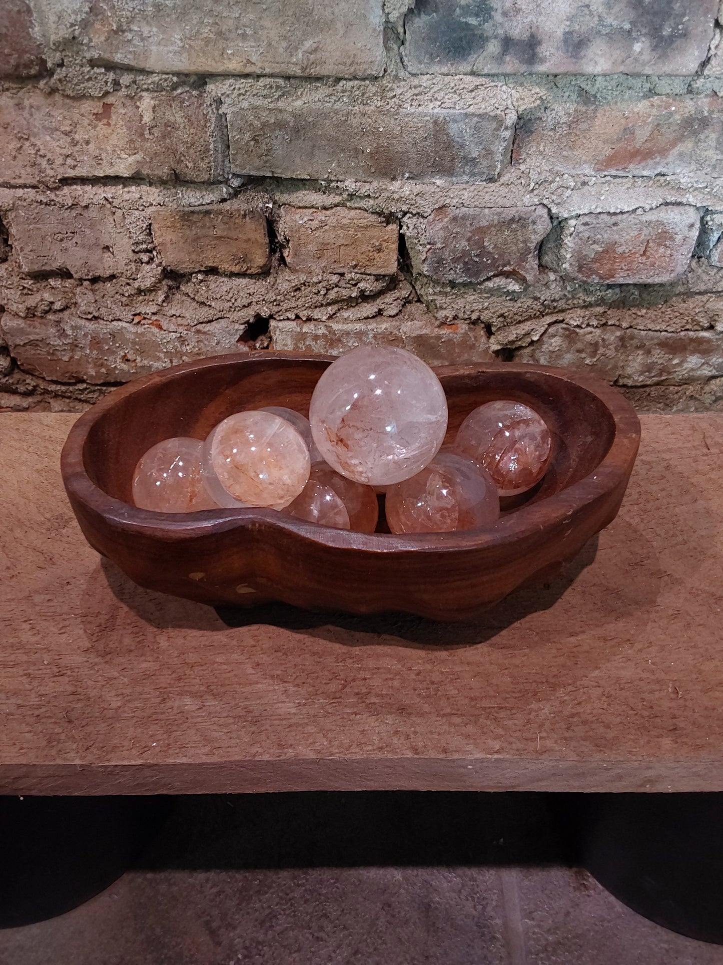 Natural Hematoid Quartz Sphere - 50mm