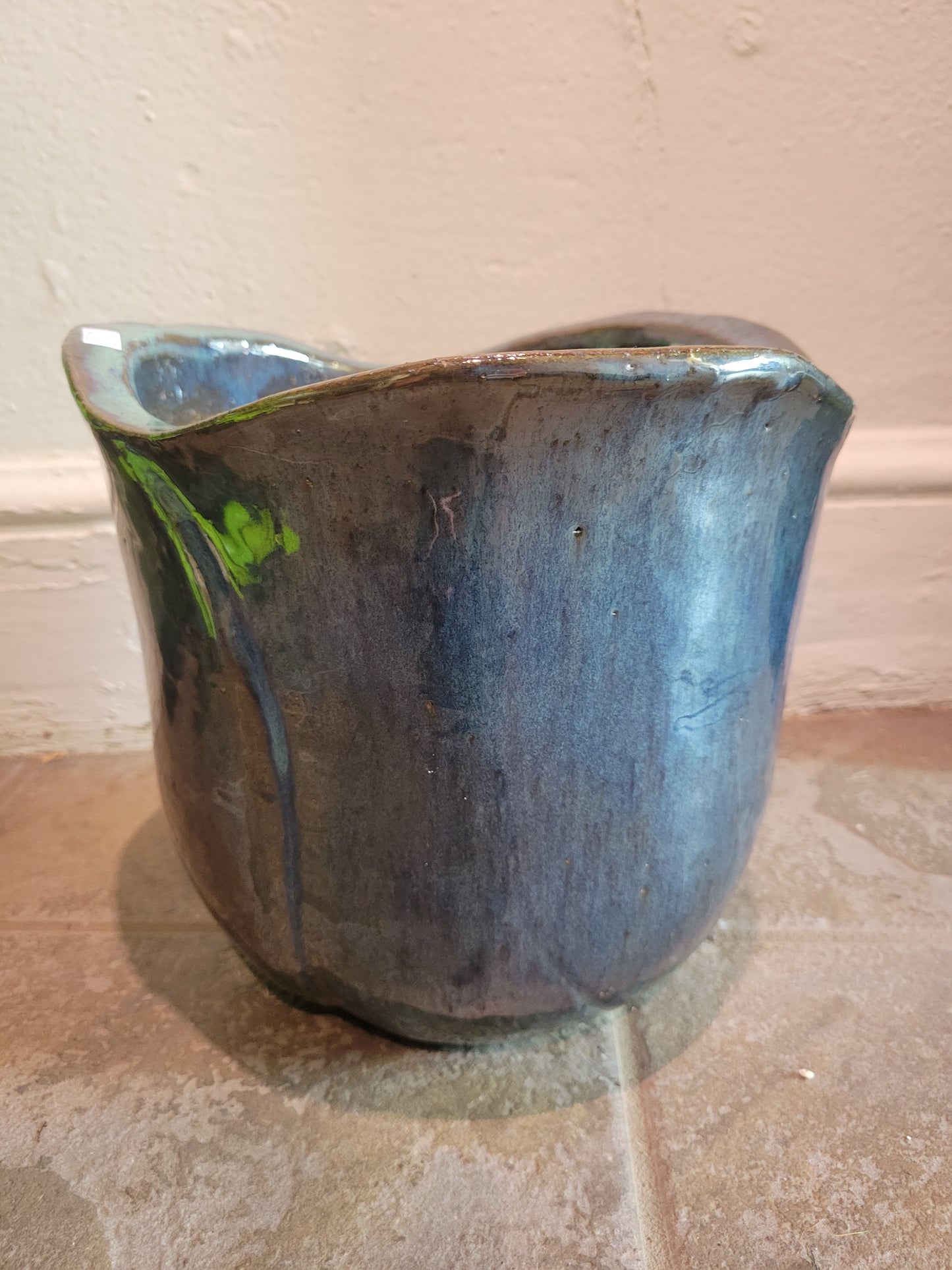 Flower Planter - Aqua