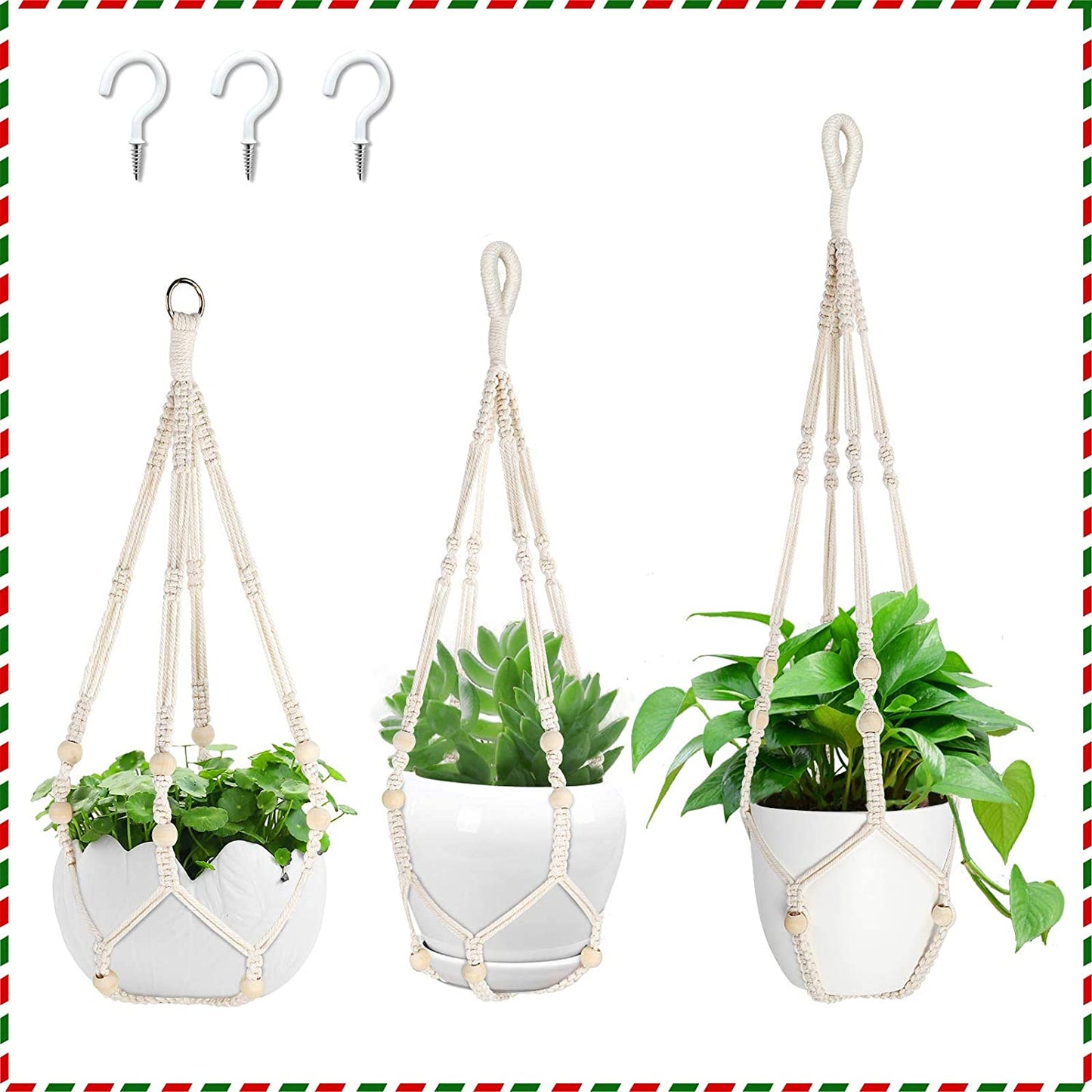 Macrame Plant Hanger Indoor (4 Legs)