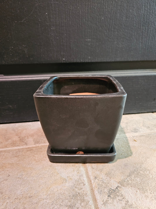Box Pot 'Pewter'