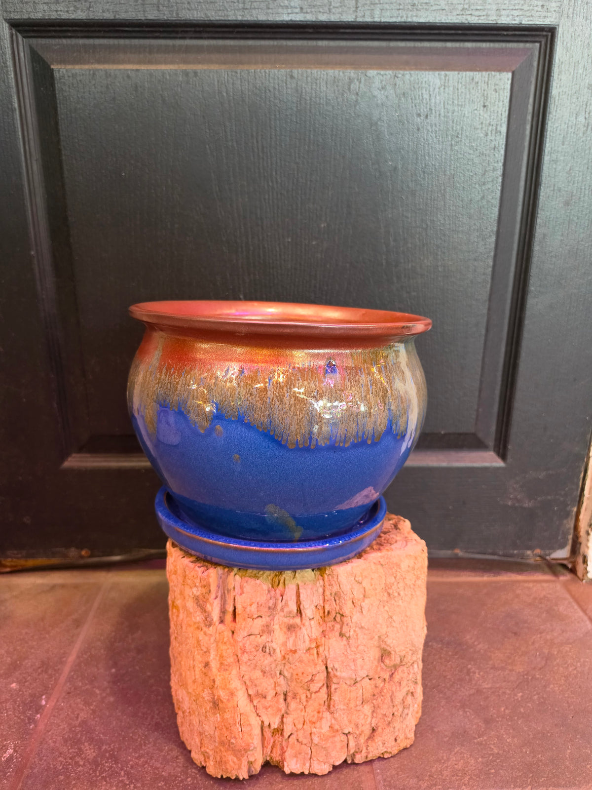 Fishbowl Fusion Planter 'Blue'