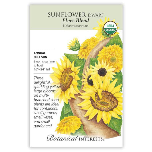 Sunflower Dwf Elves Blend Organic