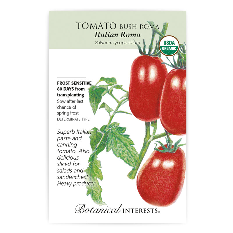 Tomato Bush Roma Italian Organic